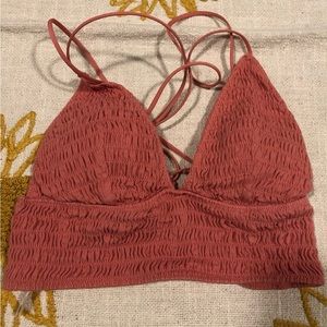 Beautiful rose color bralette . No flaws like new .